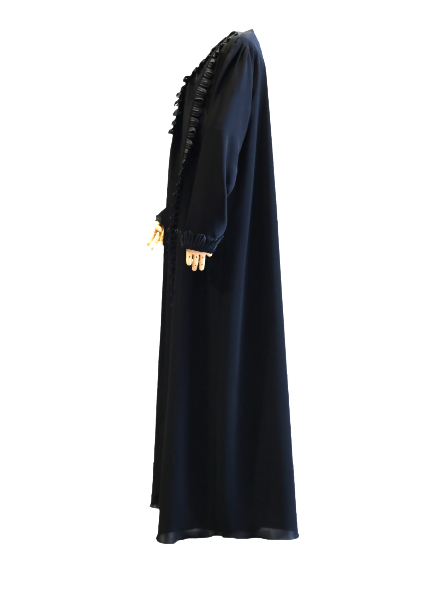 Layered Elegance: Lightweight Nada and Jacquard-Designed Abaya.