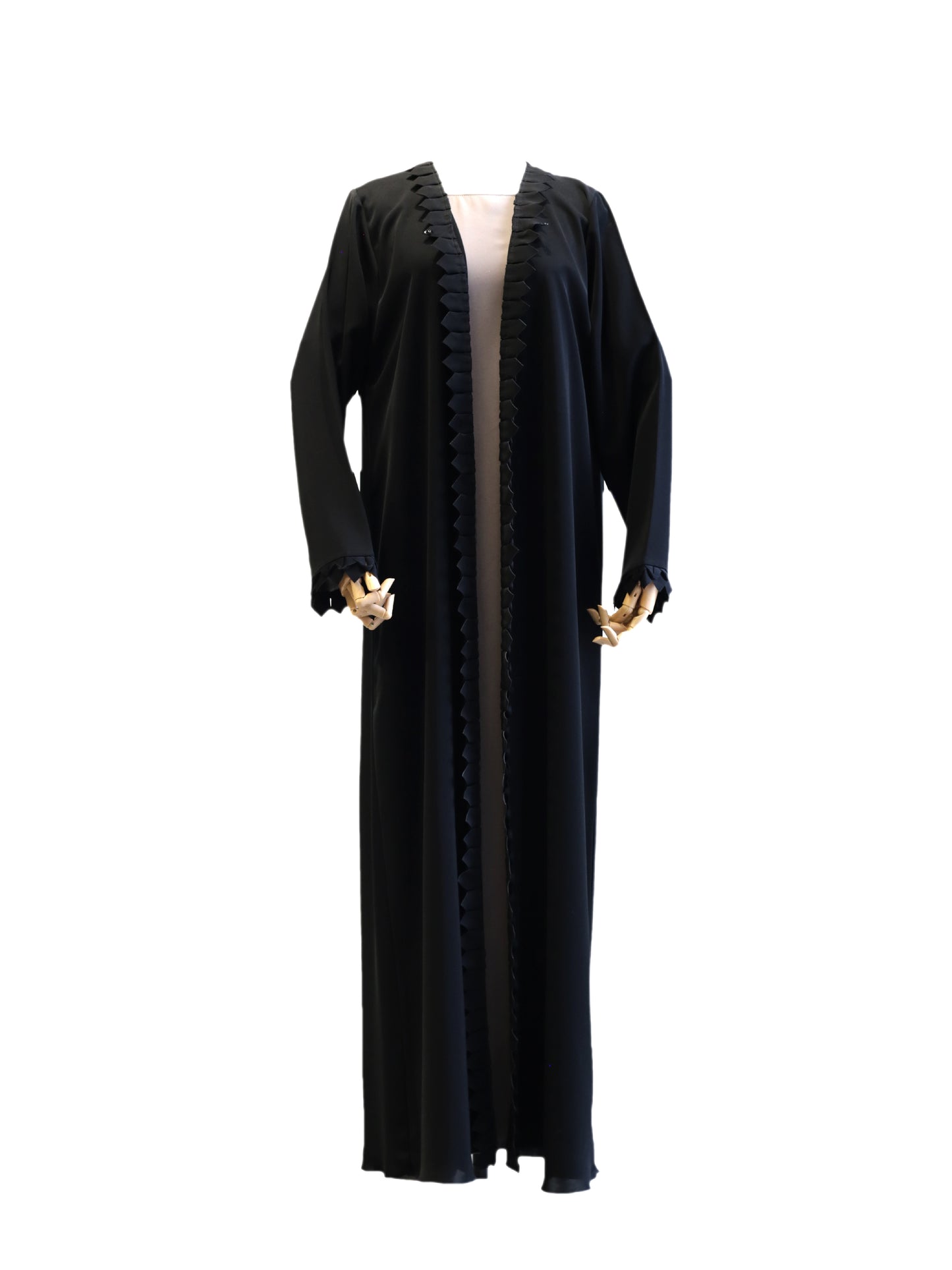 Discover Unmatched Elegance with Our Premium Quality Laser-Cut Layered Pleat Abaya – Perfect for Every Occasion