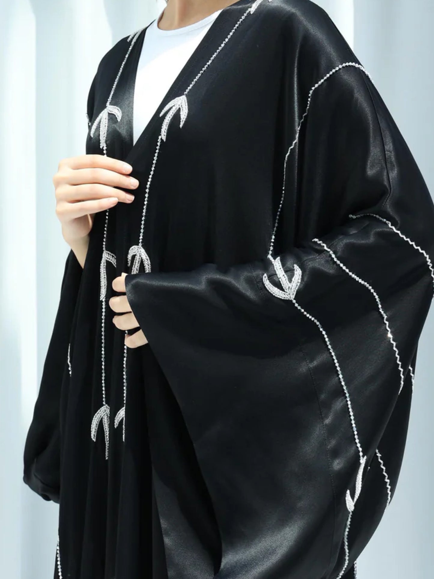 Experience Luxury with Our Stone-Embellished or Hand-Embroidered Abayas