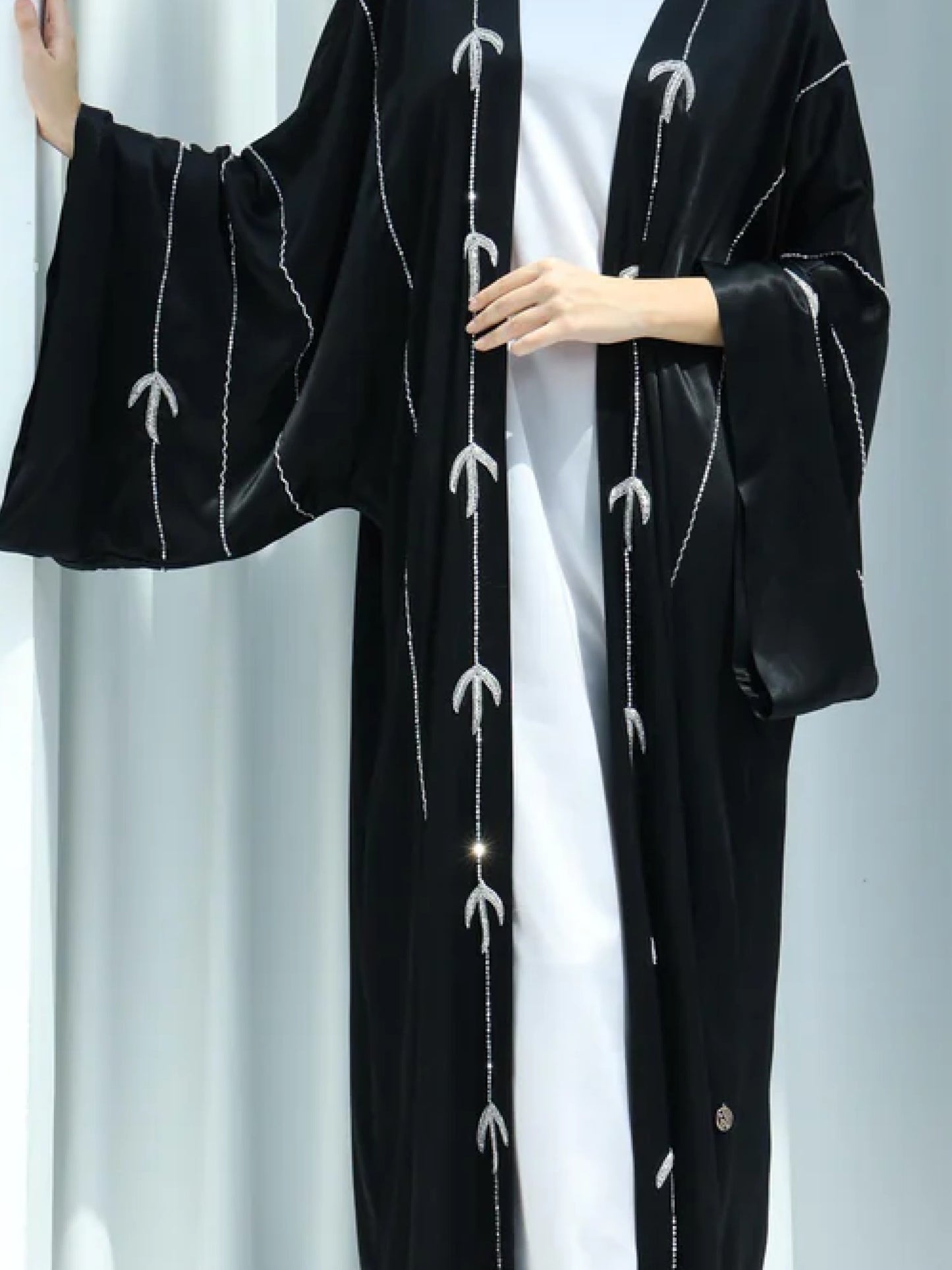 Experience Luxury with Our Stone-Embellished or Hand-Embroidered Abayas