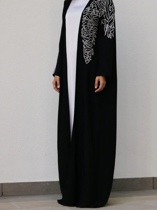 Elegant Handwork Mosaic Abaya - Perfect Blend of Tradition and Style